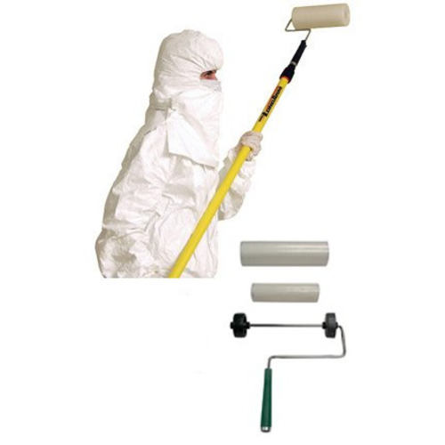 MON1131964EA - Connecticut Clean Room - Cleanroom Tacky Roller PolyTack White Foam Disposable, 1 Each