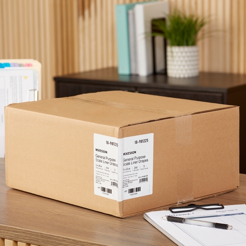 MON1132933CS - McKesson - Scale Liner Paper 13 Inch Print (Pins, Bottles and Carriages) Smooth, 250/CS
