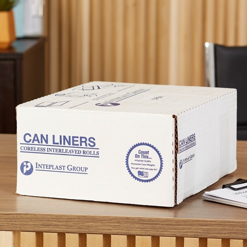 MON1137635CS - McKesson - Trash Bag 45 gal. White LLDPE 0.80 mil 40 X 46 Inch Star Seal Bottom Coreless Roll, 100/CS