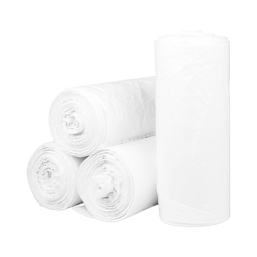 MON1137635CS - McKesson - Trash Bag 45 gal. White LLDPE 0.80 mil 40 X 46 Inch Star Seal Bottom Coreless Roll, 100/CS