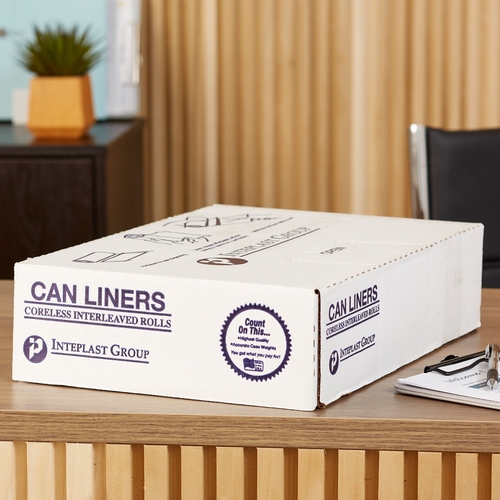 MON1137651CS - McKesson - Trash Bag 45 gal. Gray LLDPE 1.1 mil 38 X 58 Inch Star Seal Bottom Coreless Roll, 100/CS