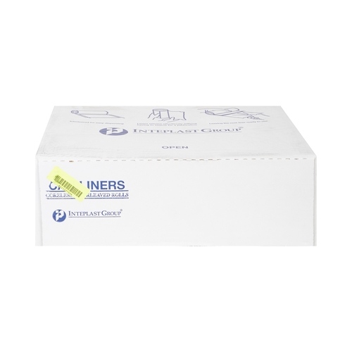 MON1137654CS - McKesson - Trash Bag 45 gal. Clear HDPE 16 Mic. 40 X 48 Inch Star Seal Bottom Coreless Roll, 250/CS