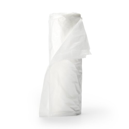 MON1137673CS - McKesson - Trash Bag 10 gal. Clear HDPE 8 Mic. 24 X 24 Inch Star Seal Bottom Coreless Roll, 1000/CS