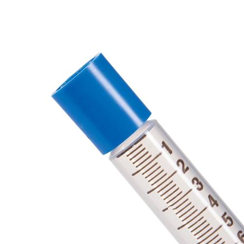 Syringe Tip Cap Tamper Evident, Blue, Sterile, 10 EA/PK - Health