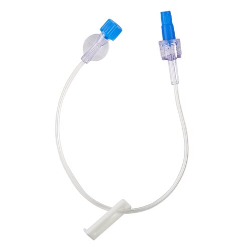 MON1137979CS - McKesson - McKesson IV Extension Set 7 Inch Tubing Without Ports 0.2 mL Priming Volume DEHP-Free, 600/CS
