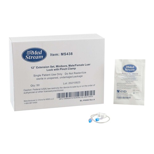 McKesson IV Extension Set Small Bore 12 inch - Betty Mills