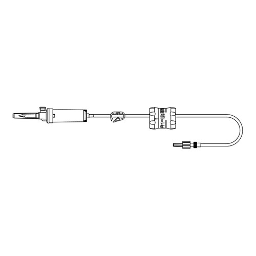 MON1137993CS - McKesson - McKesson Primary IV Administration Set MedStream Gravity Without Ports 20 Drops / mL Drip Rate 15 Micron Filter 92 Inch Tubing Solution Flow Regulator
