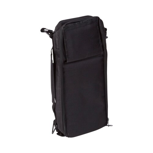 MON1138437EA - McKesson - Enteral Feeding Pump Backpack Black, Pump Pocket, Outside View Window, Solution Wrap, Support Straps, 1/EA