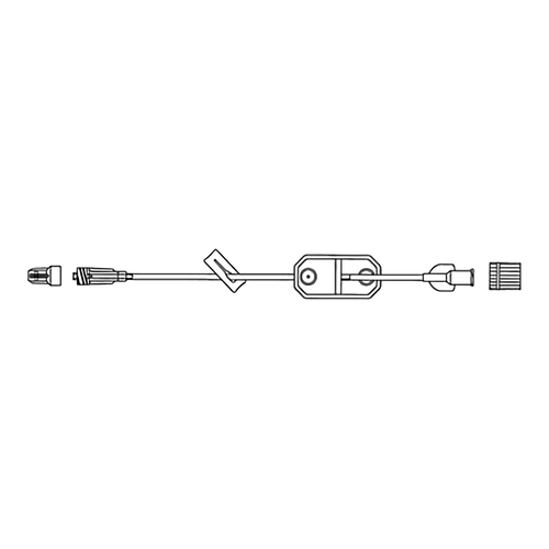 MON1139237CS - McKesson - McKesson IV Extension Set McKesson 9 Inch Tubing Without Ports 3 mL Priming Volume DEHP-Free, 50 EA/CS