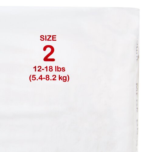 MON1144475CS - McKesson - McKesson Unisex Baby Diaper Tab Closure Size 2 Disposable, 136/CS