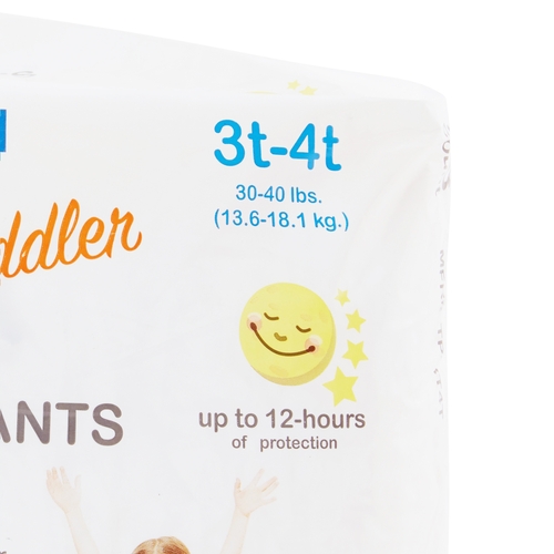 MON1144482CS - McKesson - McKesson Unisex Toddler Training Pants, Pull On with Tear Away Seams, Size 3T to 4T, Disposable, Heavy Absorbency, 92/CS