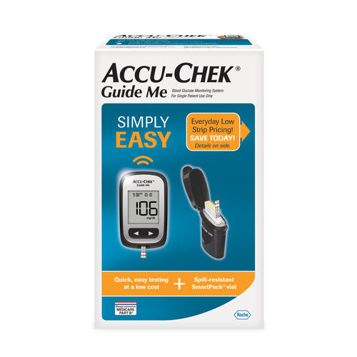 MON1148718KT - Roche Diabetes Care - Blood Glucose Meter Accu-Chek&reg; 5 Second Results No Coding Required