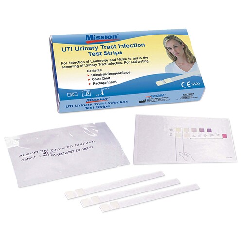 MON1151086BX - Acon Labs - Acon Labs Urinalysis Test Kit Mission Urinary Tract Infection Detection 72 Tests CLIA Waived