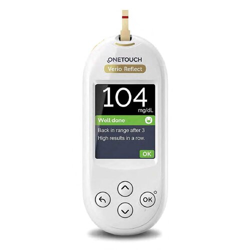 MON1151164EA - LifeScan - LifeScan Blood Glucose Meter OneTouch Verio 5 Second Results Stores Up To 500 Results No Coding Required, 1/EA