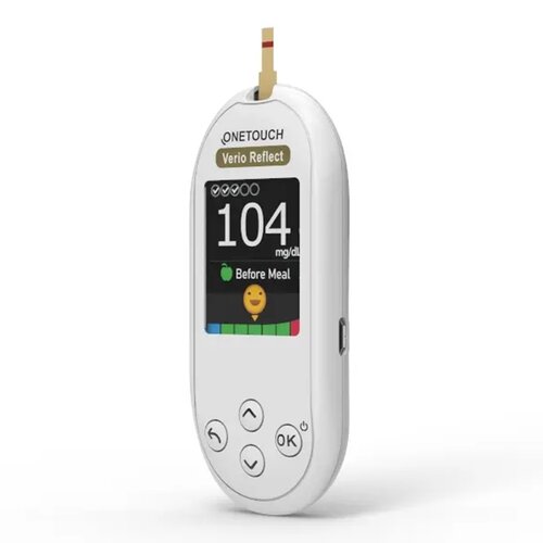 MON1151164EA - LifeScan - LifeScan Blood Glucose Meter OneTouch Verio 5 Second Results Stores Up To 500 Results No Coding Required, 1/EA