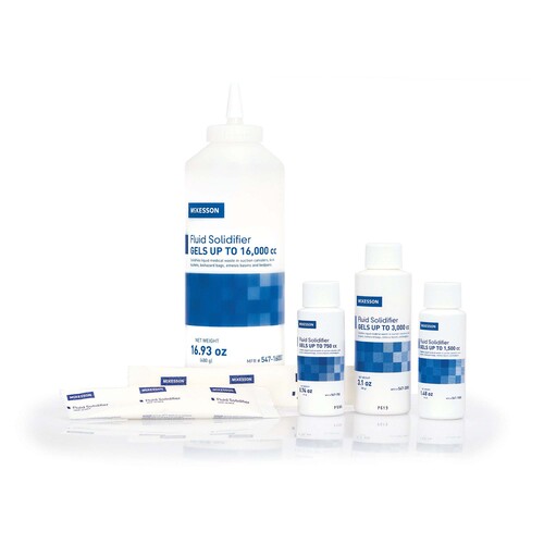 MON1152101CS - McKesson - McKesson Fluid Solidifier 1,500 cc Drop-In Bag 42 Gram