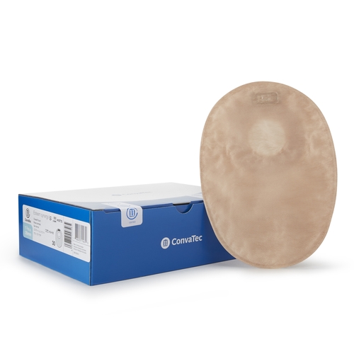 MON1153169BX - Convatec - Filtered Ostomy Pouch Esteem Synergy&reg;+ Two-Piece System 8" Length Closed End, 30/BX