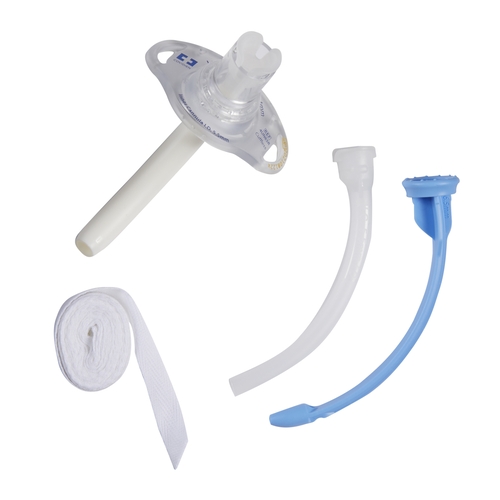 MON1153576EA - Covidien - Tracheostomy Tube Shiley Flexible Flexible Size 6-1/2 Uncuffed, 1/BX