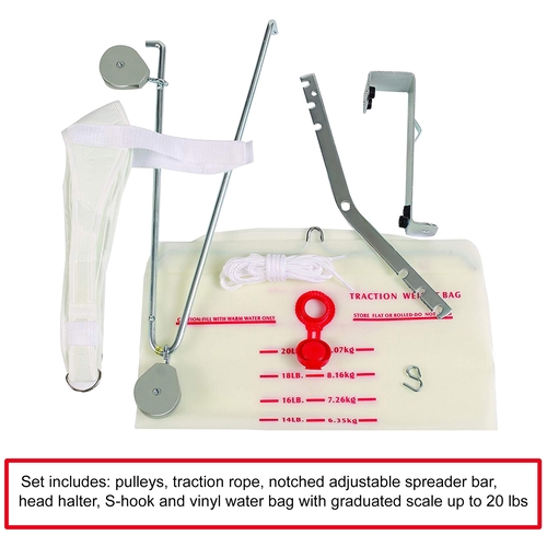 MON115450EA - Mabis Healthcare - Cervical Traction Kit, Overdoor DMI One Size Fits Most