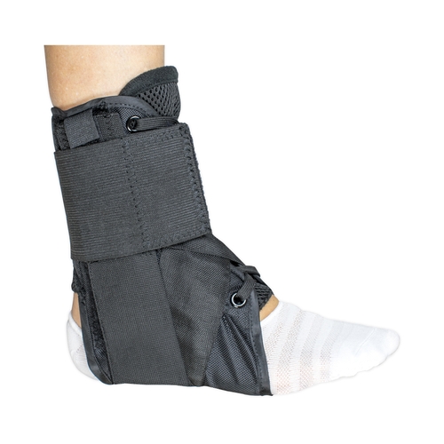 MON1159075EA - McKesson - McKesson Ankle Brace x-Large Lace-Up / Figure-8 Strap / Hook and Loop Closure Left or Right Foot, 1/EA