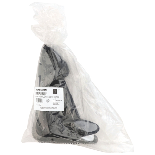 MON1159123EA - McKesson - McKesson Plantar Fasciitis Night Splint Small Hook and Loop Closure Male Up to 6 / Female Up to 7 Left or Right Foot, 1/EA