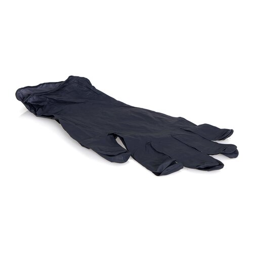 MON1159333CS - McKesson - McKesson Exam Glove Confiderm&reg; LDC Small NonSterile Nitrile Standard Cuff Length Fully Textured Black Chemo Tested / Fentanyl Tested