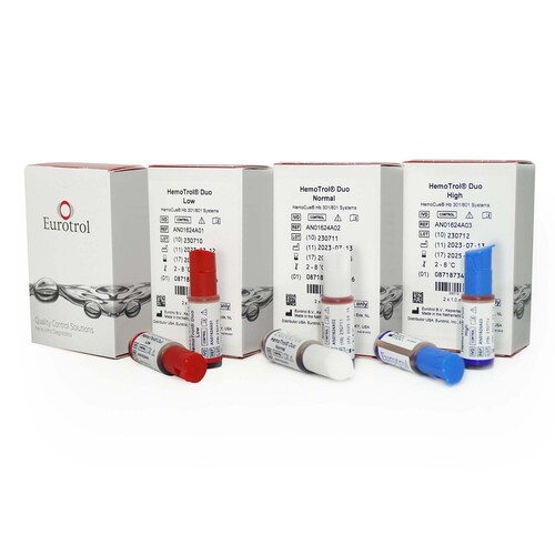 MON1160907EA - Hemocue - Hemocue Assayed Control Hemotrol Duo Hemoglobin Normal Level 2 X 1 mL