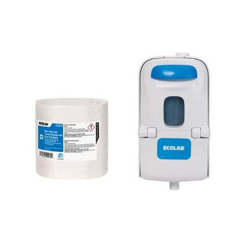 MON1163339CS - Ecolab - Laundry Detergent Home-Style with Bleach 3 lbs. Dispenser Refill Pack Solid Scented, 4/CS