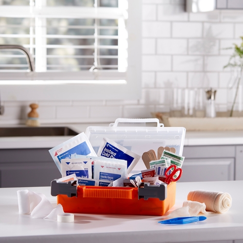 MON1164080CS - McKesson - McKesson First Aid Kit 50 Person Plastic Case, 12/CS