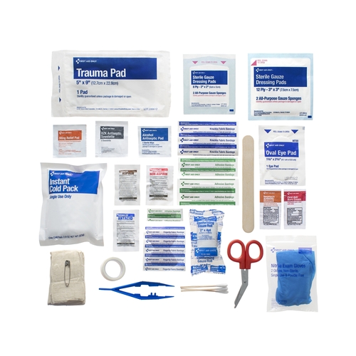 MON1164080CS - McKesson - McKesson First Aid Kit 50 Person Plastic Case, 12/CS
