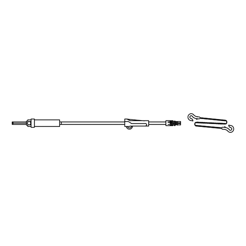 MON1166091CS - Intersurgical - Intersurgical Secondary IV Administration Set Zyno Universal Spike, Male Luer Lock Adaptor, 50 EA/CS