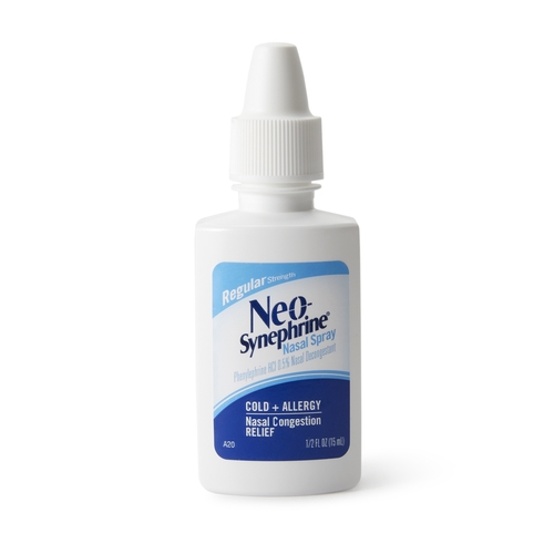 MON1172302EA - BF Ascher - Sinus Relief Neo-Synephrine 0.5% Strength Nasal Spray 15 mL, 1/EA