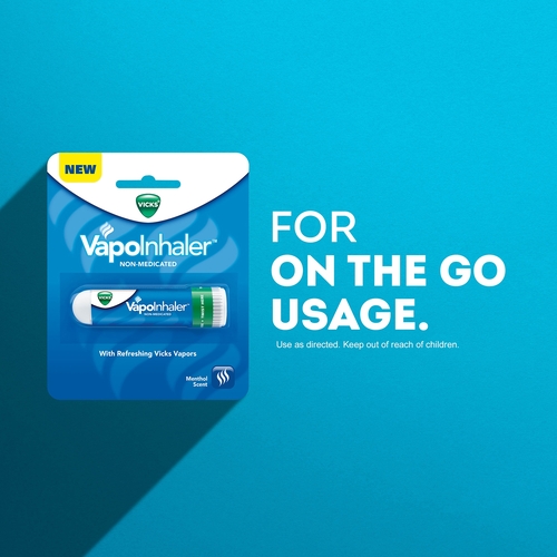 MON1173708EA - Procter & Gamble - Cold and Cough Relief Vicks&reg; VapoInhaler&trade; Inhalant Stick 0.2 mL