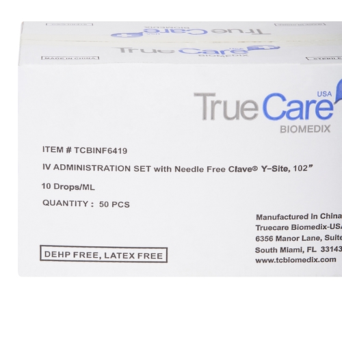 MON1174000BX - McKesson - Primary Administration Set 10 Drop / mL Drip Rate 102 Inch Tubing 1 Port, 50/BX
