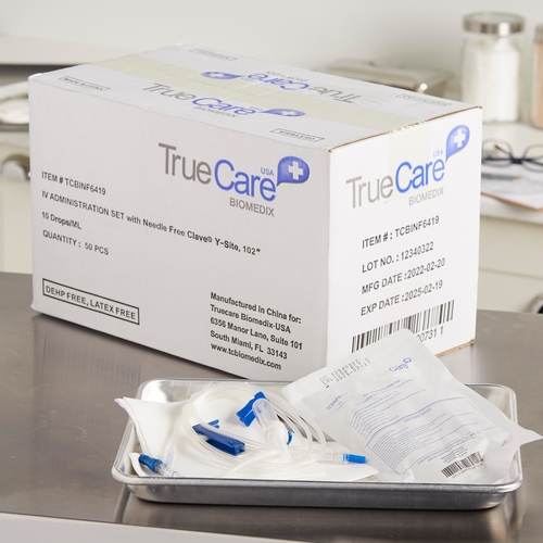 MON1174000BX - McKesson - Primary Administration Set 10 Drop / mL Drip Rate 102 Inch Tubing 1 Port, 50/BX