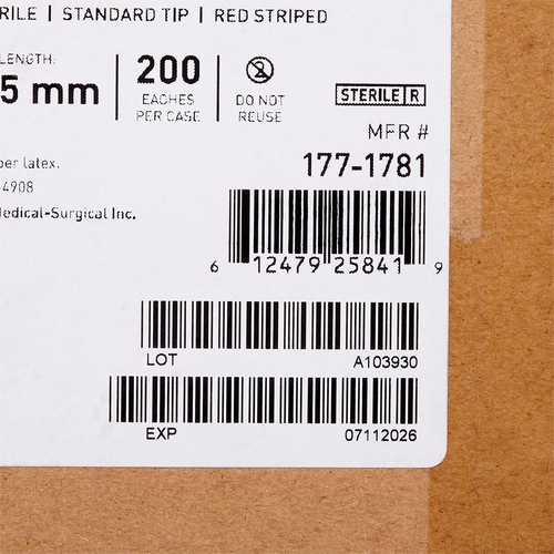 MON1176008CS - McKesson - Serological Pipette 25 mL 0.2 mL Graduation Increments / 10 mL Negative Graduations Sterile, 200/CS