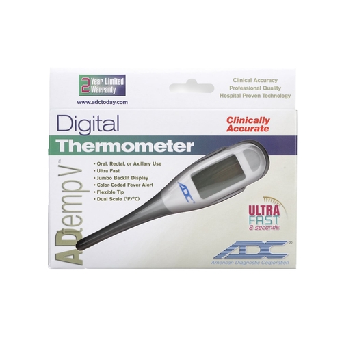 MON1179865EA - American Diagnostic - American Diagnostic Digital Stick Thermometer Adtemp Oral / Rectal / Axillary Probe Handheld, 1/EA