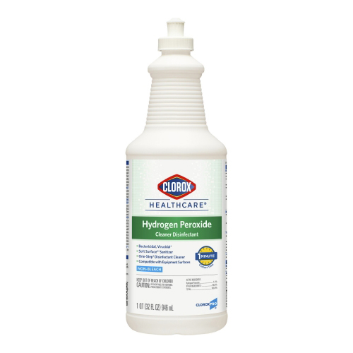 Clorox Healthcare Surface Disinfectant Cleaner Peroxide Based Manual Squeeze Liquid 32 Oz 0684