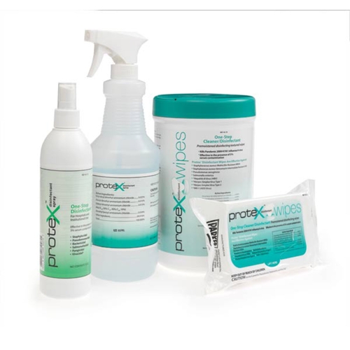 MON1181627BX - Parker Labs - Parker Labs Protex Ultra Surface Disinfectant Cleaner Premoistened Manual Pull Wipe 60 Count Soft Pack Lemon Scent NonSterile, 12/BX