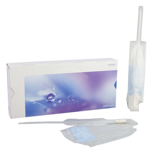 MON1184043EA - Wellspect Healthcare - Wellspect Healthcare Intermittent Closed System Catheter Tray LoFric&reg; Hydro-Kit&trade; Male / Straight Tip 12 Fr. Without Balloon Hydrophilic Coated Polyolefin-Based Elastomer (POBE), 1/EA