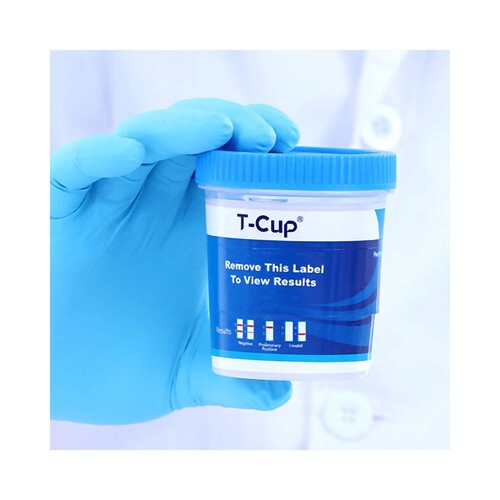 MON1185019CS - Wondfo - Wondfo Drugs of Abuse Test Kit T-Cup AMP, BAR, BUP, BZO, COC, mAMP/MET, MDMA, MOP, MTD, OXY, PCP, THC (CR, pH, SG) 25 Tests CLIA Waived
