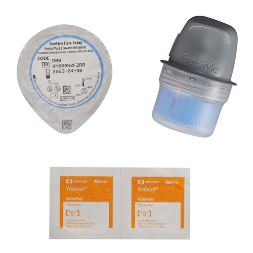 MON1186229CS - Abbott Point of Care - Continuous Blood Glucose System FreeStyle&reg; Libre 14 Day 1 Second Results No Coding Required, 24/CS
