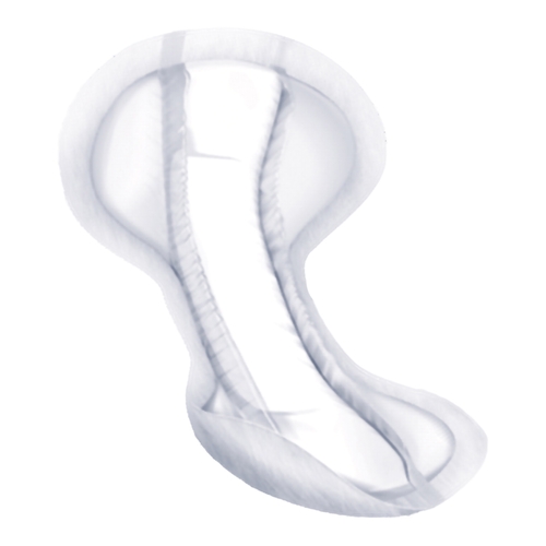 MON1186541CS - Attends - Attends Bladder Control Pad Attends Shaped Pads Regular 12 X 25.2 Inch Heavy Absorbency Polymer Core One Size Fits Most Adult Unisex Disposable, 80/CS