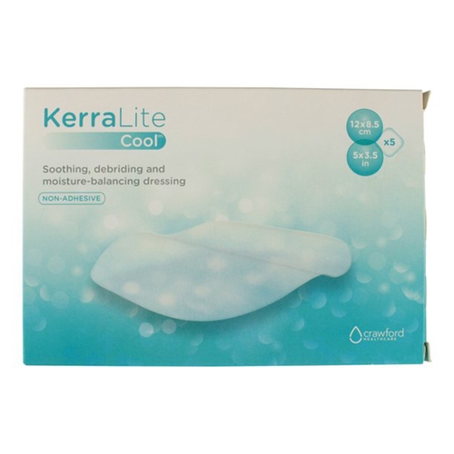 MON1189360CT - Solventum Corporation - Solventum Corporation Hydrogel Wound Dressing KerraLite Cool Border Sheet 3-1/2 X 5 Inch Sheet Sterile