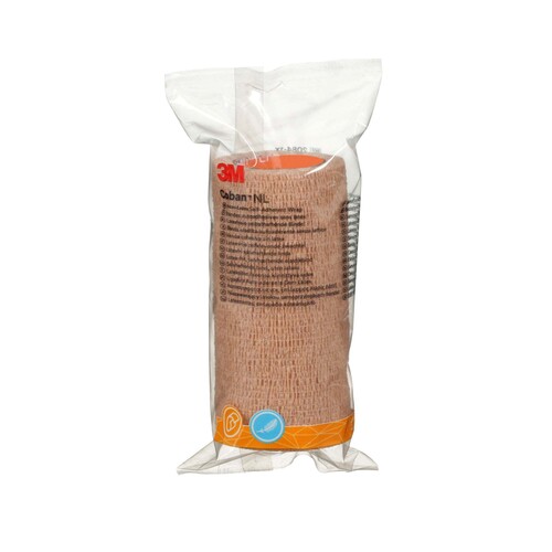 MON1190018BG - Solventum Corporation - Solventum Corporation Cohesive Bandage 3M Coban NL 4 Inch X 2 Yard Self-Adherent Closure Tan NonSterile Standard Compression