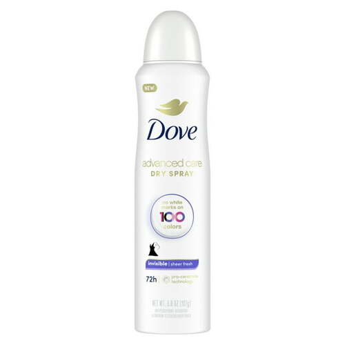 Dove Dry Spray Antiperspirant 3.8 oz Sheer Fresh - Betty Mills