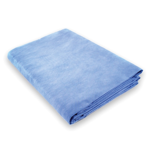 MON1193338EA - MedSource International - MedSource International Burn Sheet MedSource Flat 60 W X 90 L Inch Blue Nonwoven Tissue Disposable, 1/EA