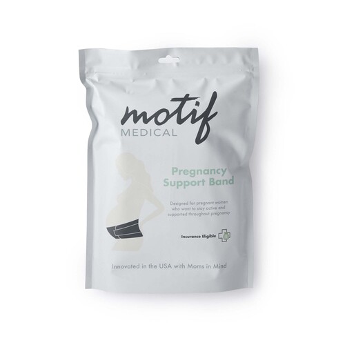 MON1196063EA - Motif Medical - Motif Medical Maternity Support Belt Large Hook and Loop Closure 49 to 52 Inch Under Belly Circumference Adult