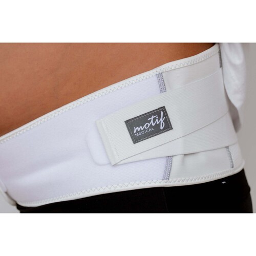 MON1196063EA - Motif Medical - Motif Medical Maternity Support Belt Large Hook and Loop Closure 49 to 52 Inch Under Belly Circumference Adult