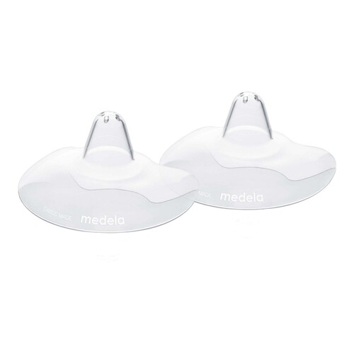 MON1196225CS - Medela - Medela Nipple Shield with Case 24 mm Silicone Reusable, 6/CS